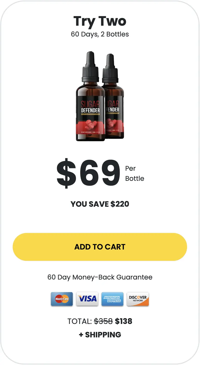 Sugardefender one bottle